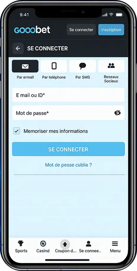 واجهة مراهنات Gooobet على الهاتف والكمبيوتر